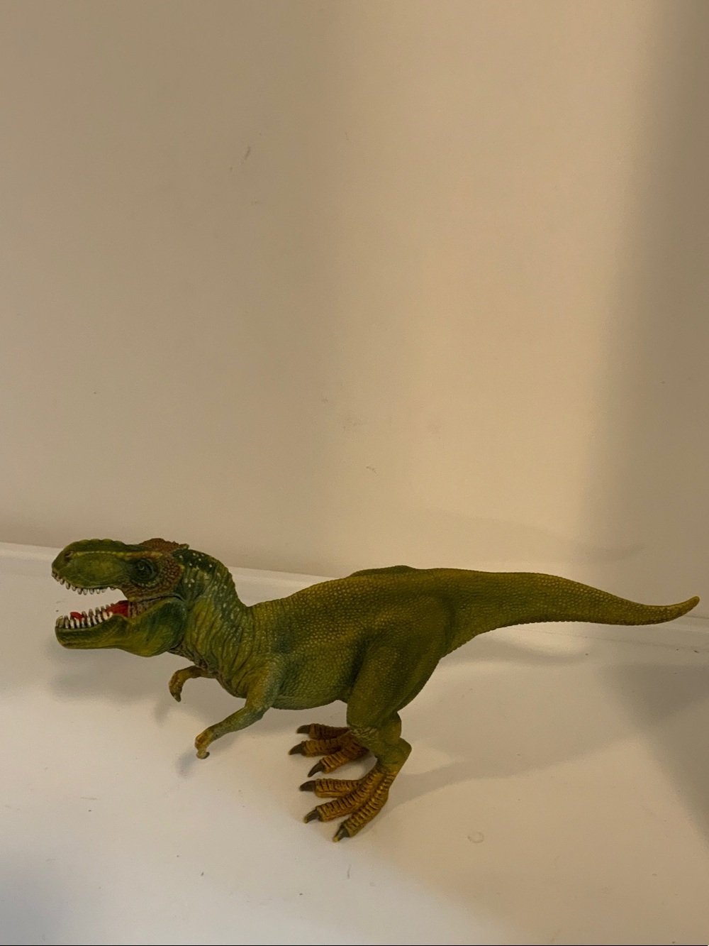 Green T-Rex Dinosaur Action Figure for Kids